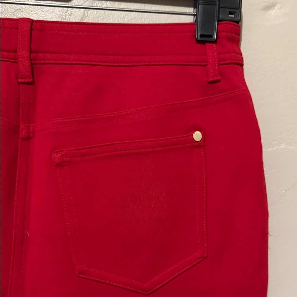 Chico's So Slimming Vibrant Red Ankle Pants 00 Regular - Picture 8 of 10